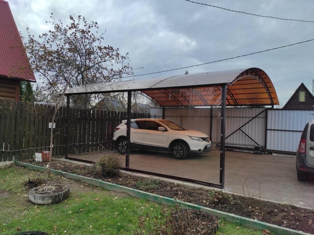 Прозрачные шторы ПВХ для навеса под автомобиль в Бирюче